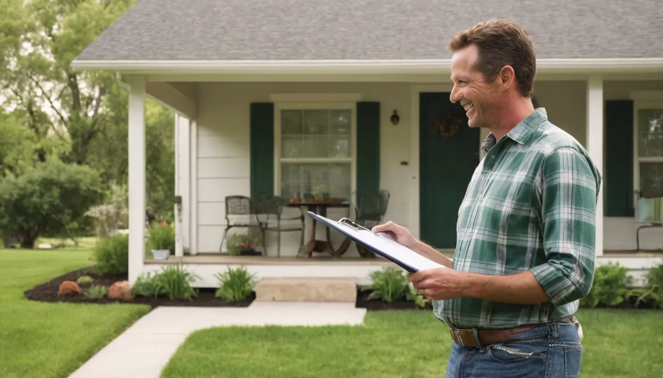 Homeowner talking with an independent septic provider in the Houston area